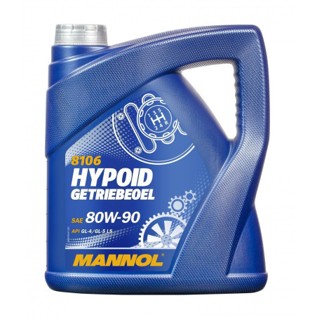 OLEO CX VELOCIDADES MANNOL 80W90 HYPOID GL-5 - 4LT