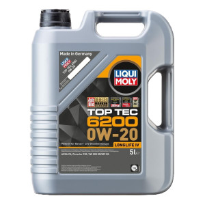 OLEO MOTOR LIQUI MOLY 0W20 TOP TEC 6200 - 5LT