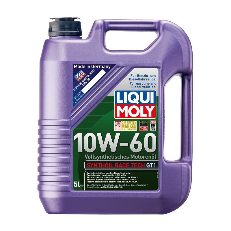 OLEO MOTOR LIQUI MOLY 10W60 SINTETICO RACE - 1LT