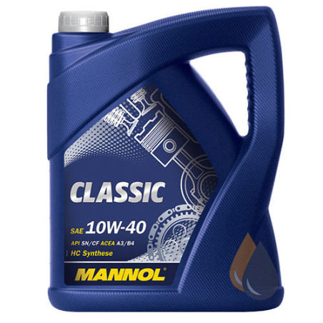 OLEO MOTOR MANNOL 10W40 CLASSIC  - 5LT